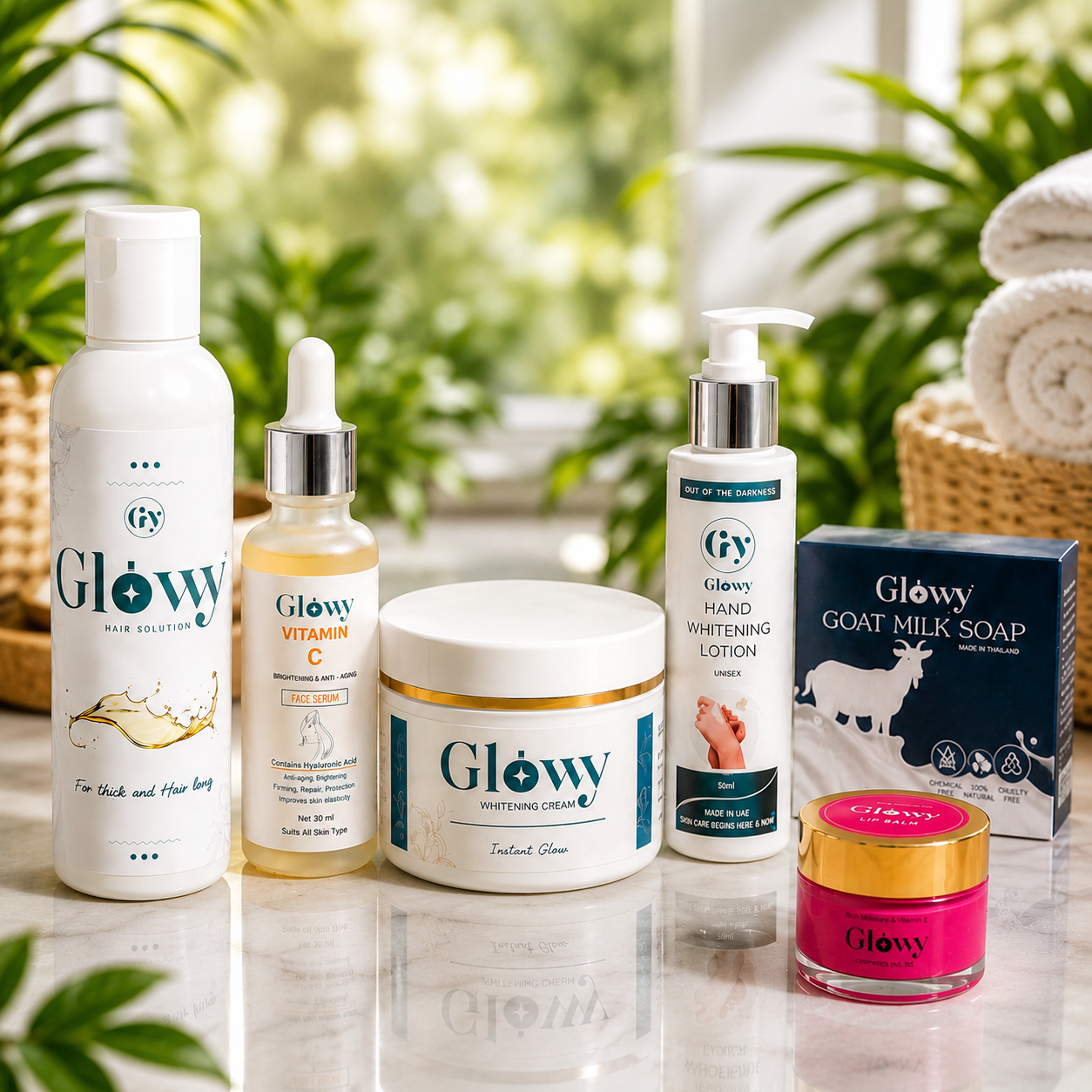 Glowy Cosmetics products